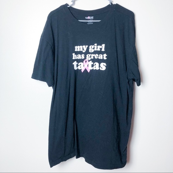 Breast Cancer Awareness Tatas Brand T Shirt - Picture 1 of 4